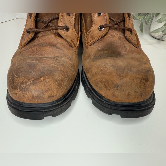 Wolverine Men\'s Bulldozer 2.0 Soft Toe Work Boots Brown/Tan Leather Size 11.5 EW main image 16